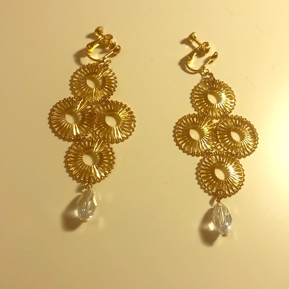 💫Gold earring(unpiercing)
